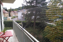 filet de protection anti-chute pour balcon