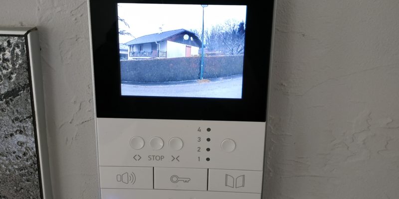 Installation d'un visiophone
