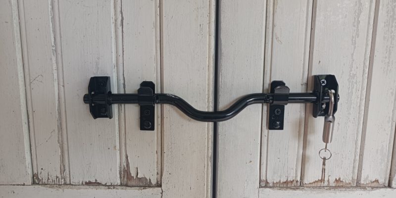 Pose d'une barre de sécurité
