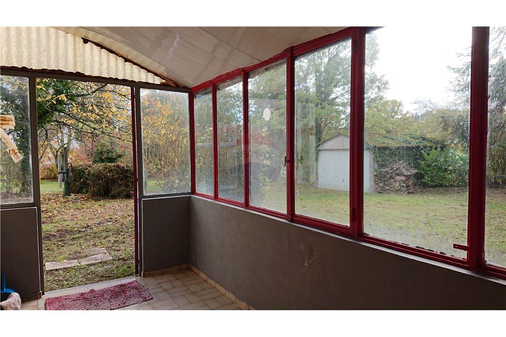 Veranda Etat de départ, rénovation de maison Luzy