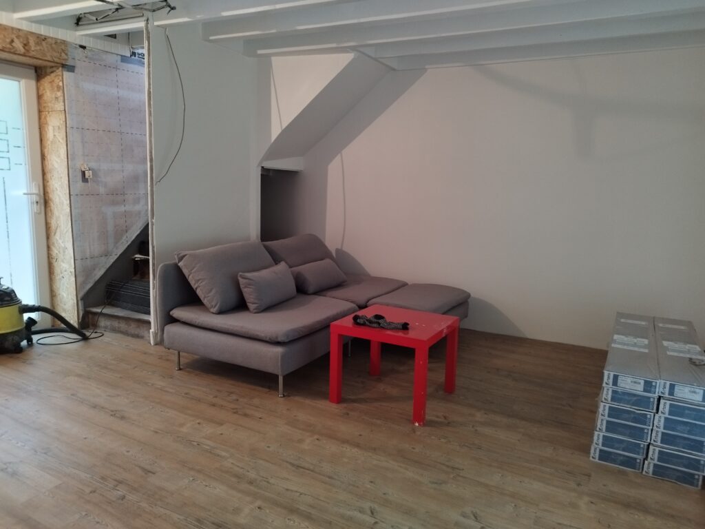 Pose de parquet flottant en pvc