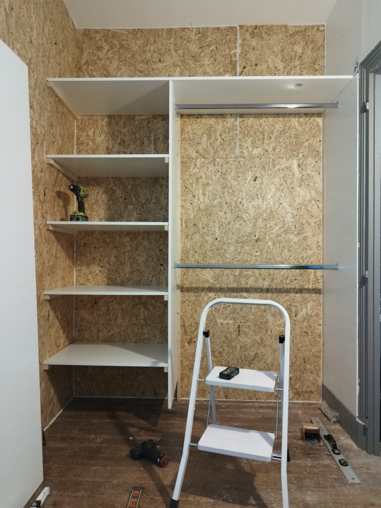 Création d'un dressing sur mesure