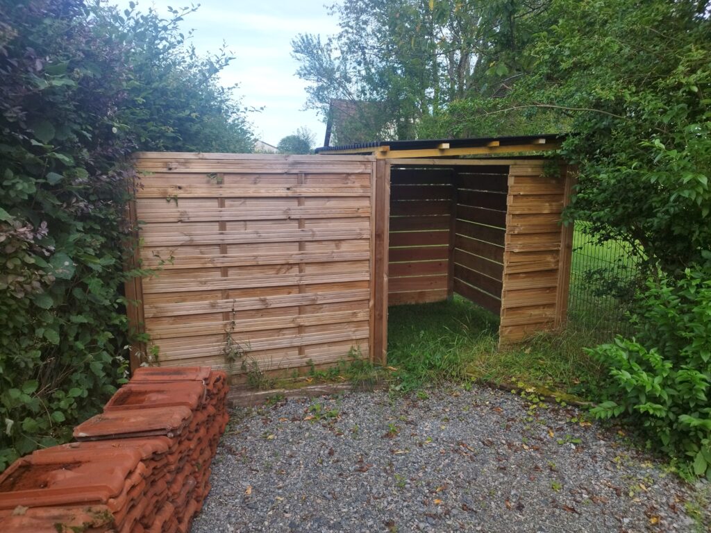 abri pour le scooter